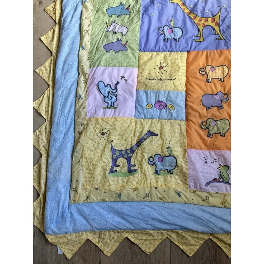 John Lennon Carters Baby Blanket Nursery Quilt Crib Comforter Love Animals A9‎